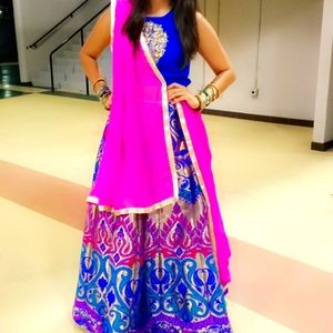 Indian Lahenga choli, Medium/Large